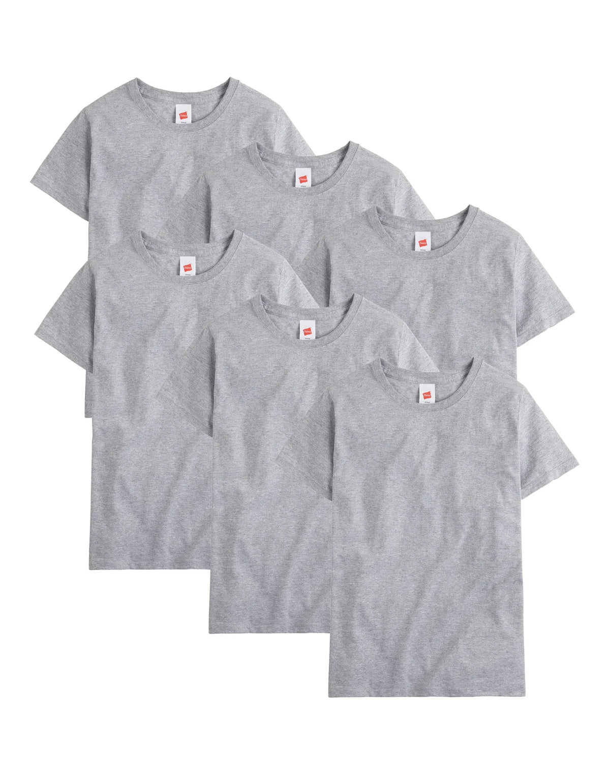 Hanes Essentials Men's Cotton T-Shirt, Value 6-Pack Main image
