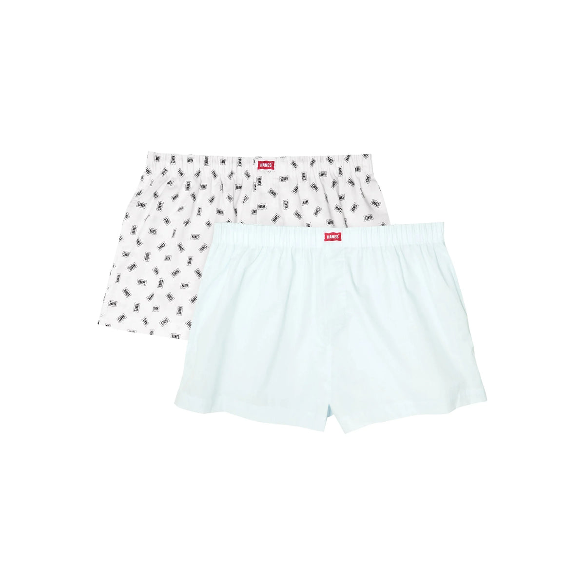 Hanes Originals Women's Underwear Boxers Pack, 2-Pack, Cotton Woven Lightweight Lounge Boxer Main image