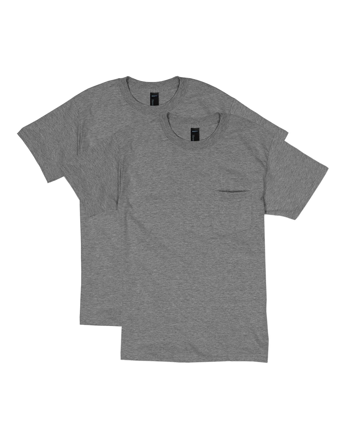 Hanes Beefy-T Unisex Pocket T-Shirt, Value 2-Pack Main image