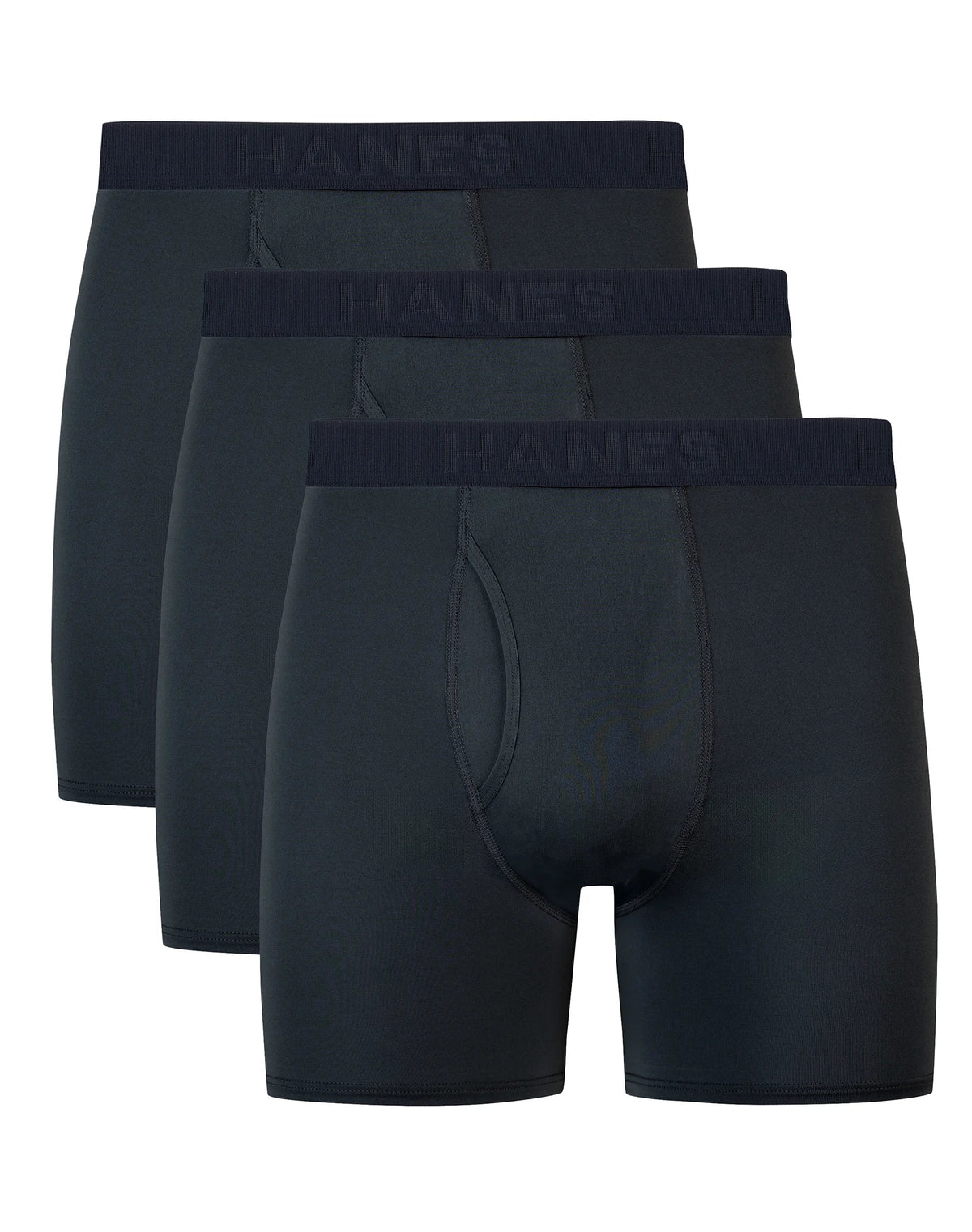 Hanes Ultimate® Comfort Sport Men's Underwear Boxer Briefs Pack – 3-Pack – X-Temp® – Moisture-Wicking Performance Main image