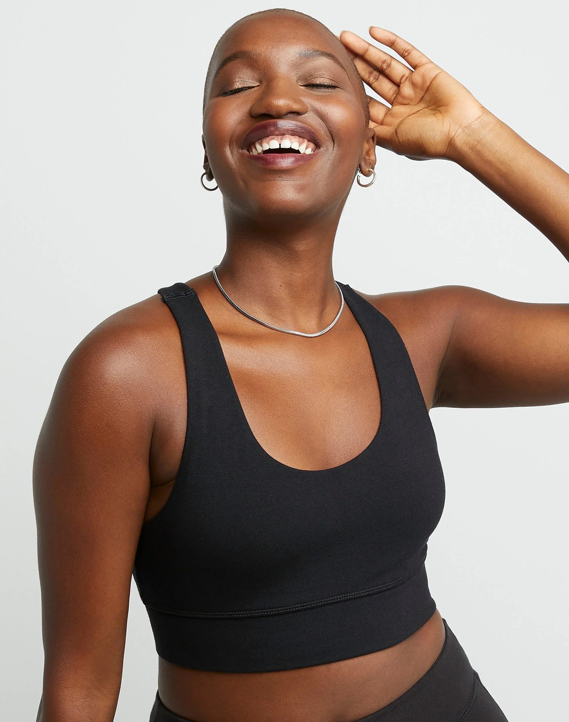 Hanes Originals Women's Longline Bralette Secondary image
