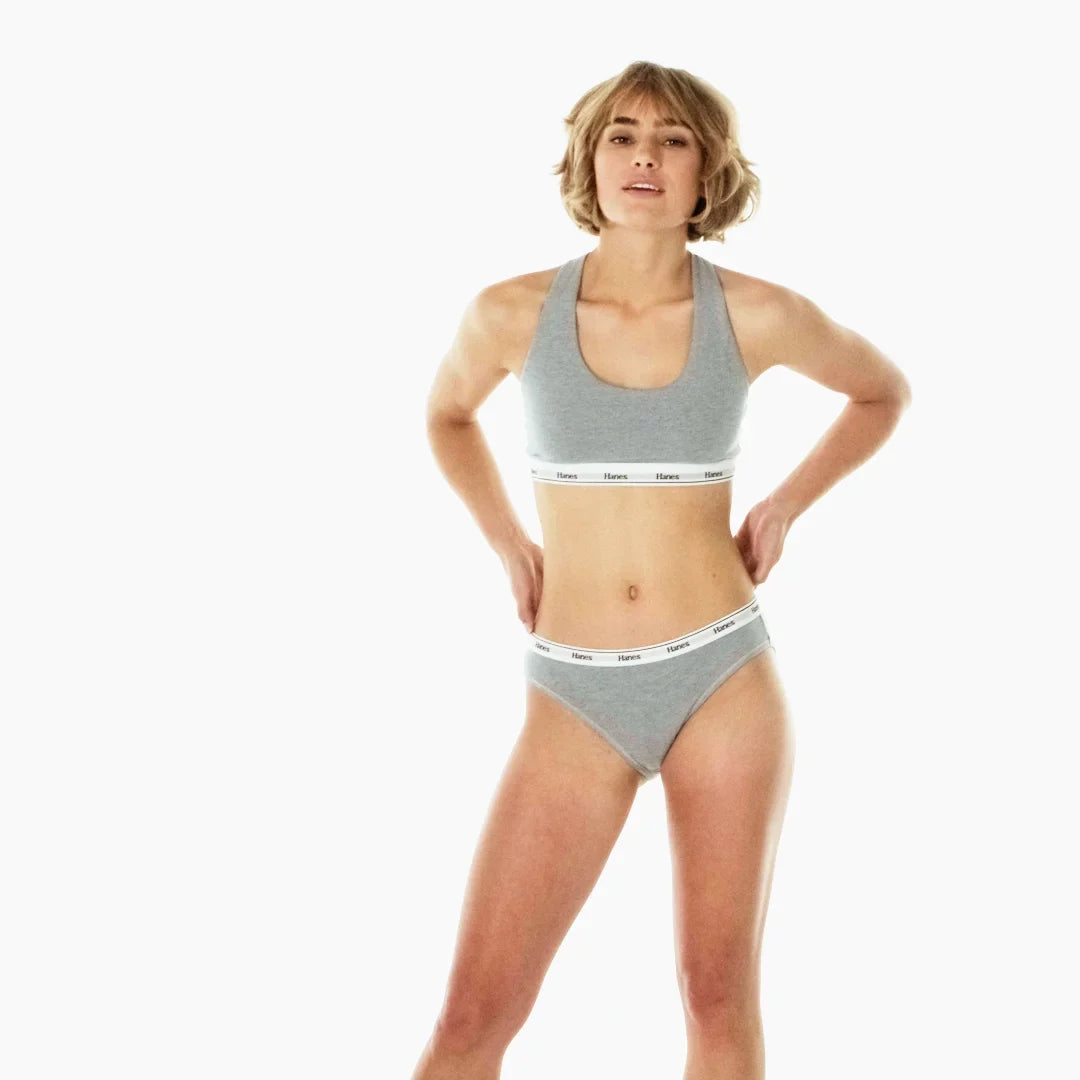 Hanes Originals Women’s Bikini Underwear, Breathable Stretch Cotton, 6-Pack Main image