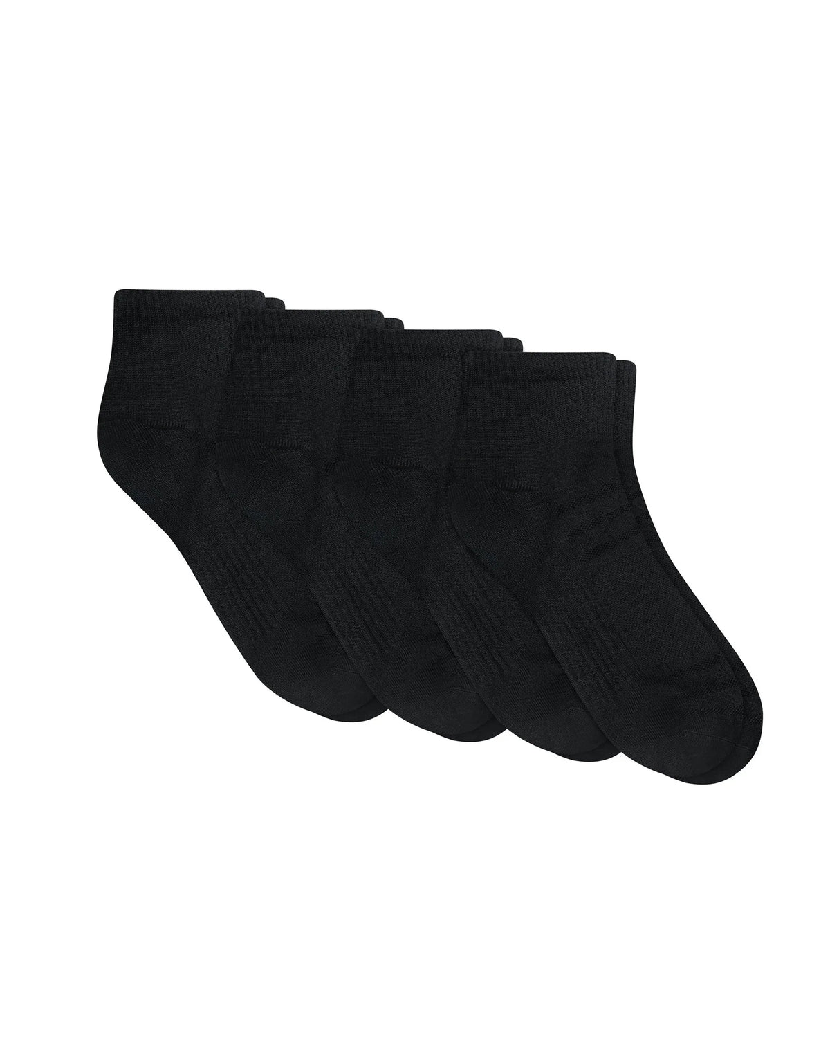 Hanes Moves Men's Ankle Socks Pack, 4-Pair Pack, 360 Stretch, Lightweight, Moisture Wicking Main image
