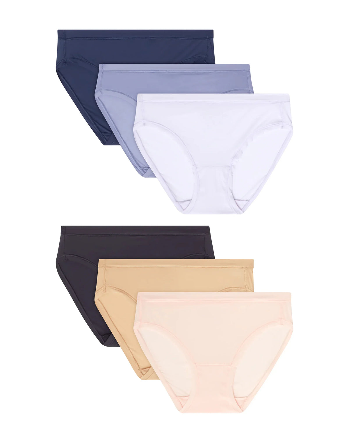Hanes Women's Super Stretch Microfiber Bikini Underwear, Comfort Flex Fit, 6-Pack Main image