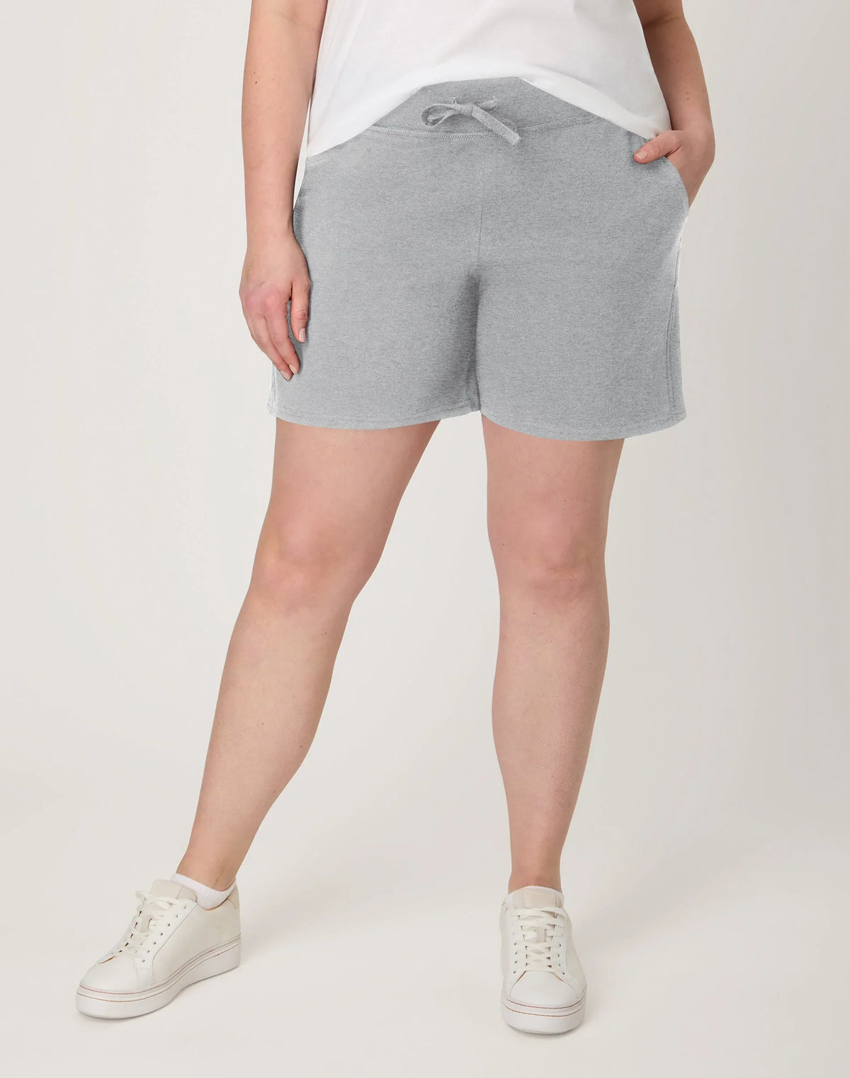 Hanes Women's Jersey Pocket Shorts, 7" Main image