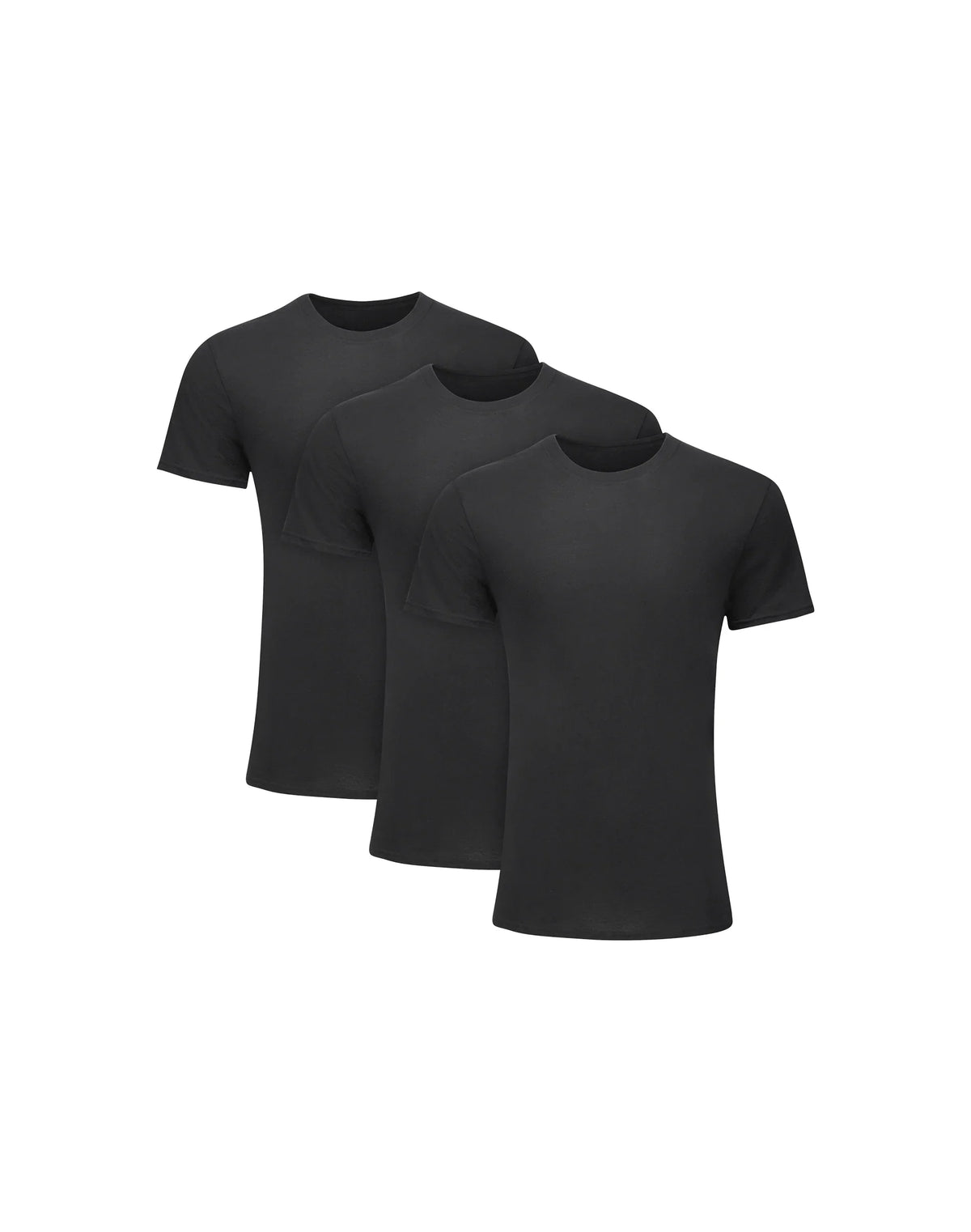 Hanes Ultimate® Men's Undershirts Crewneck Pack – 3-Pack – Comfort Fit Stretch Tees – Moisture Wicking Main image
