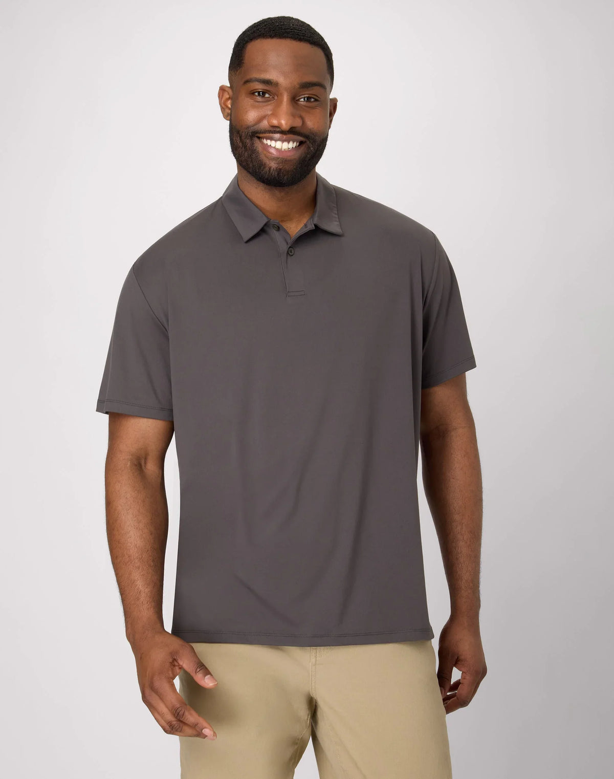 Hanes Moves Men's Short Sleeve Performance Polo Main image
