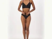 Hanes Originals Women's SuperSoft Longline Triangle Bralette Main image