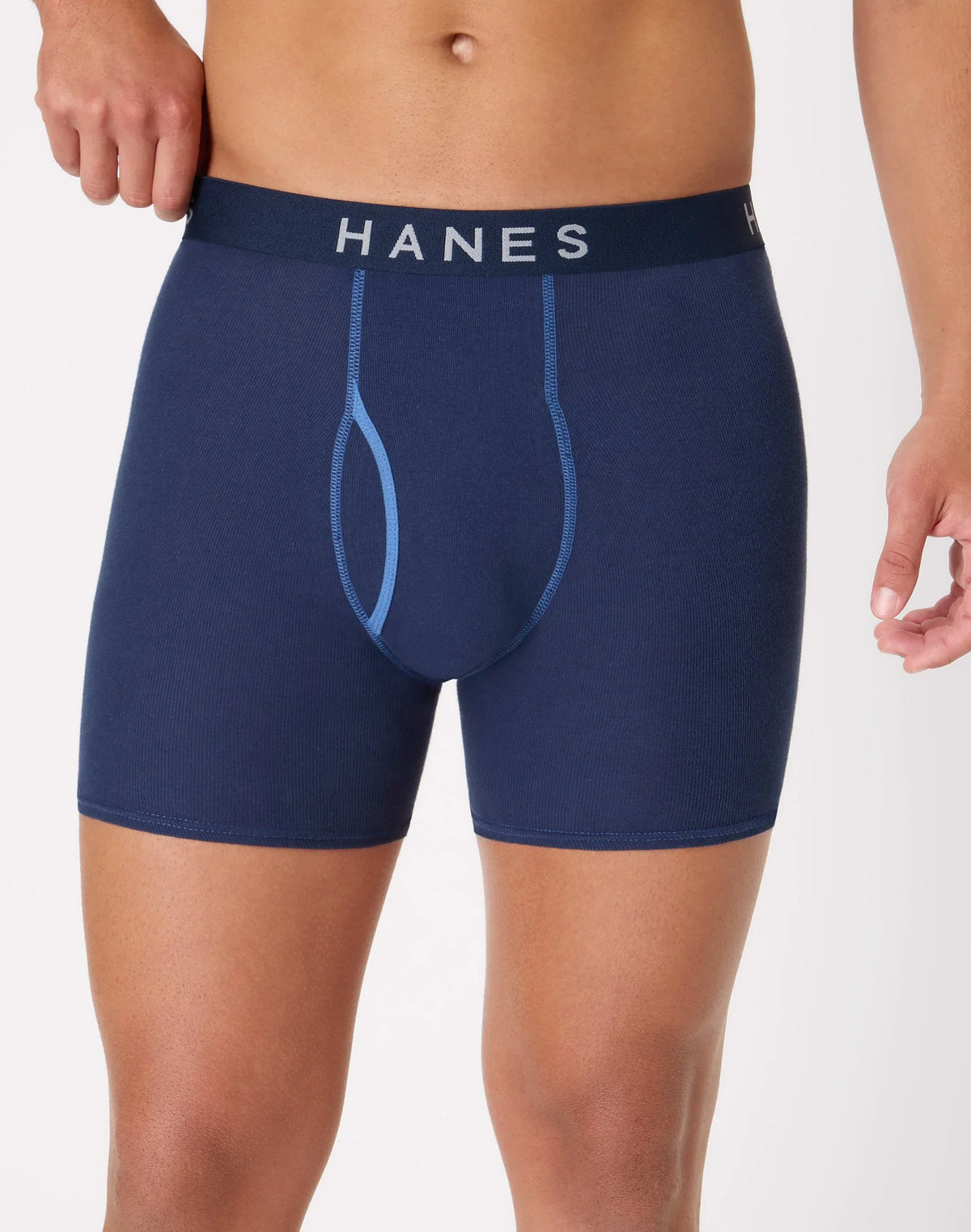 Hanes Ultimate Men's Underwear Boxer Briefs Pack - 4-Pack - ComfortSoft Cotton Ringer Boxer Briefs - Moisture-Wicking Main image