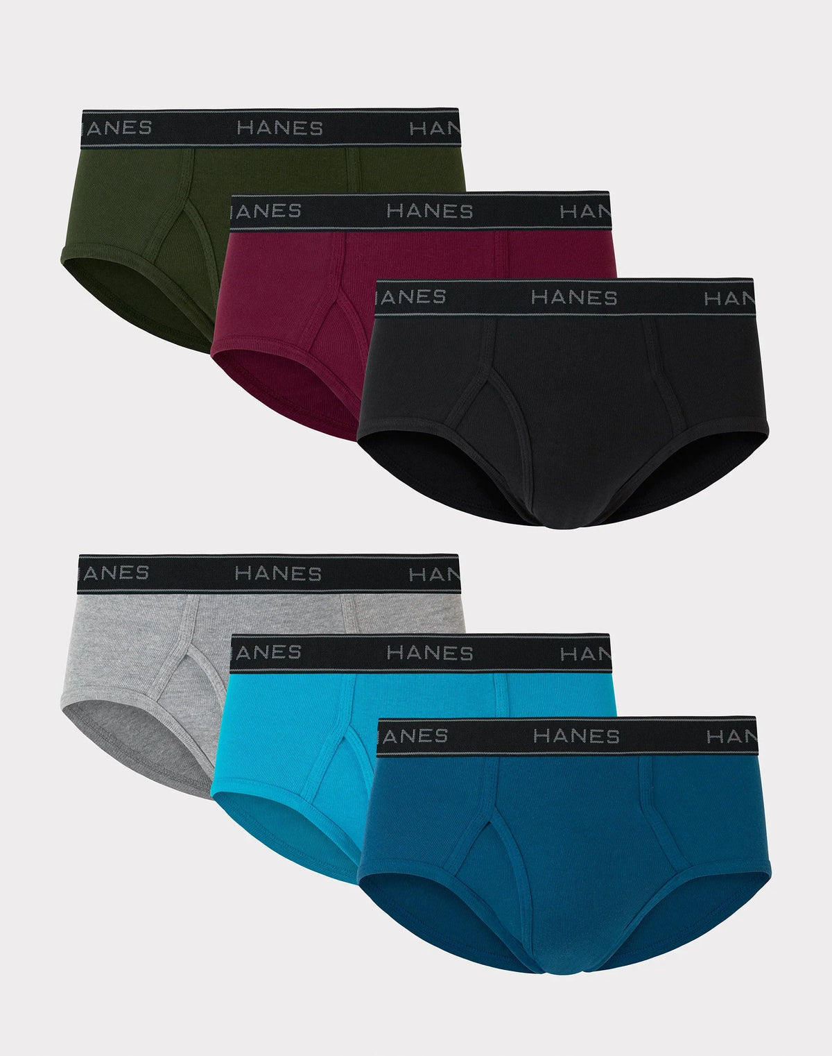 Hanes Comfort Flex Men's Brief Underwear, Mid-Rise, 6-Pack Main image