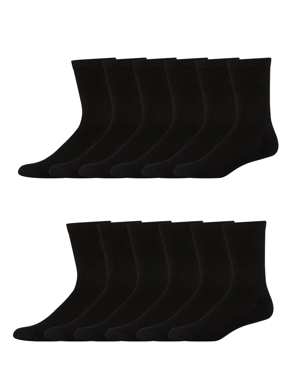 Hanes Men’s Cushioned Crew Socks, X-Temp, 12-Pairs Main image