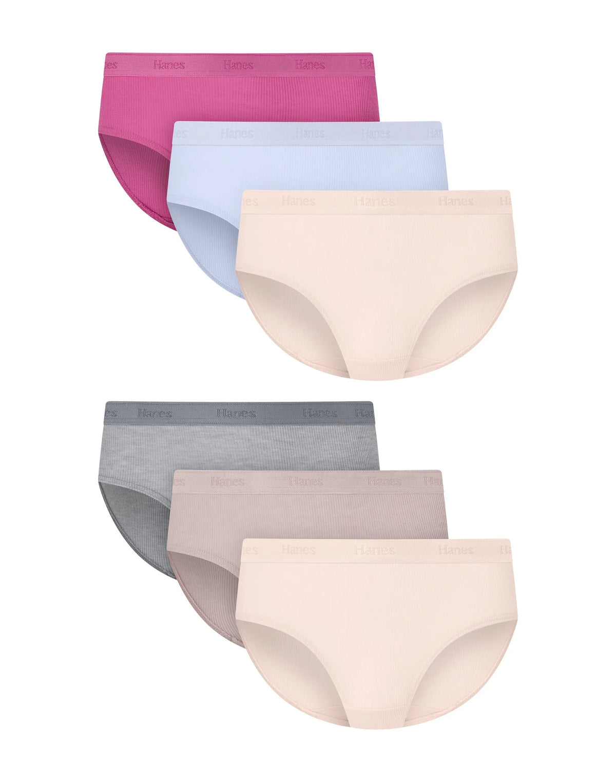 Hanes Originals SuperSoft Underwear Hipsters Pack, 6-Pack, Moisture-Wicking Main image