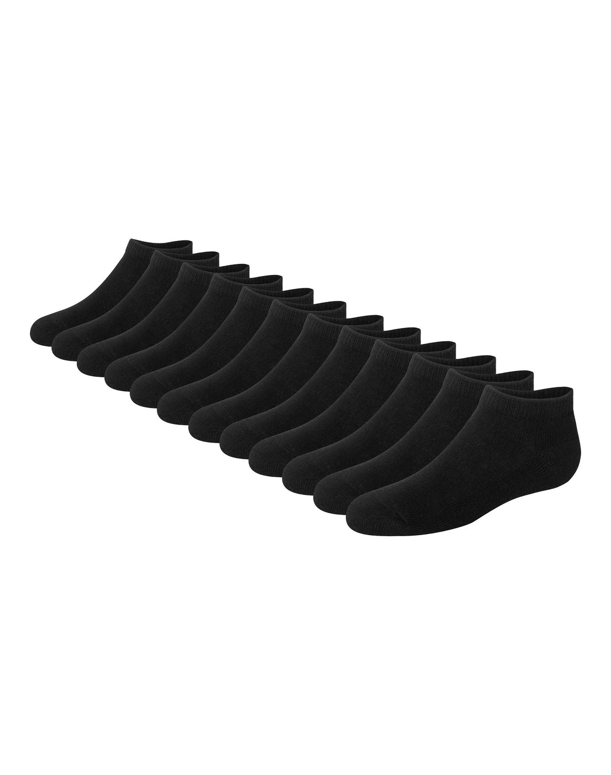 Hanes Double Tough Boys' Cushion No Show Socks, 12-Pairs Main image