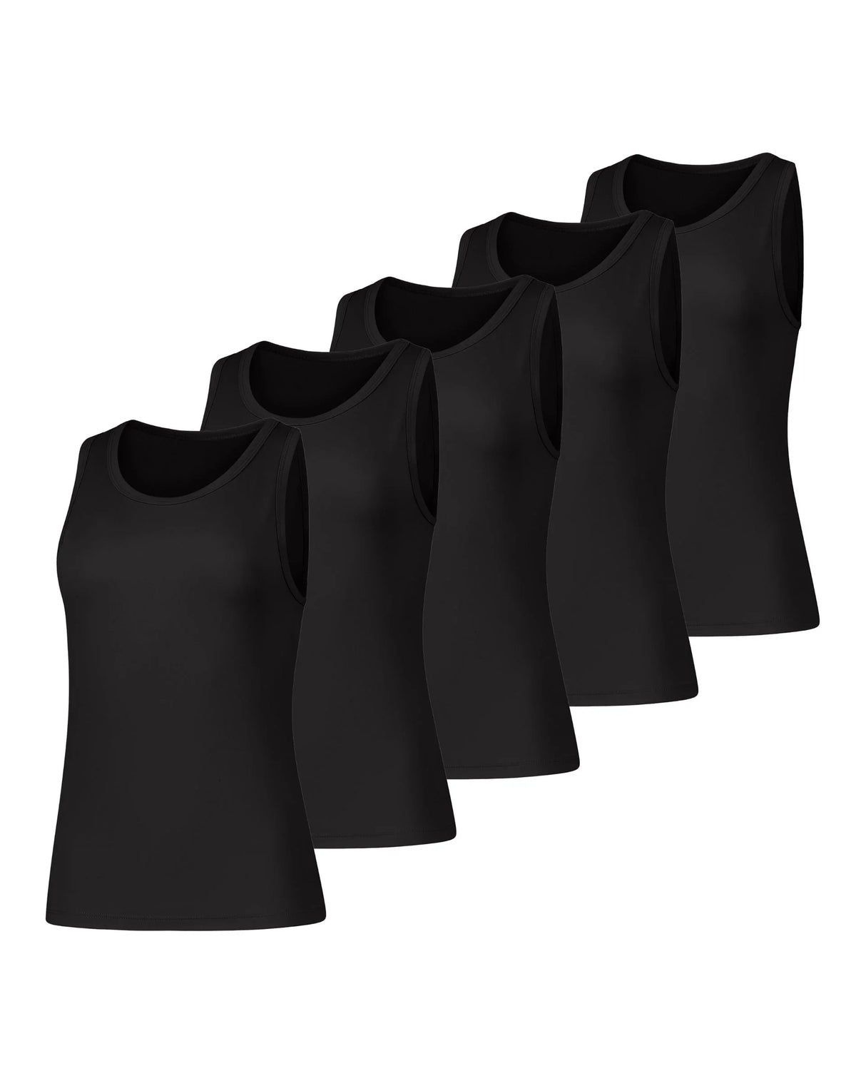 Hanes Cool DRI Women’s Tank Top Pack, 5-Pack, Moisture Wicking Main image
