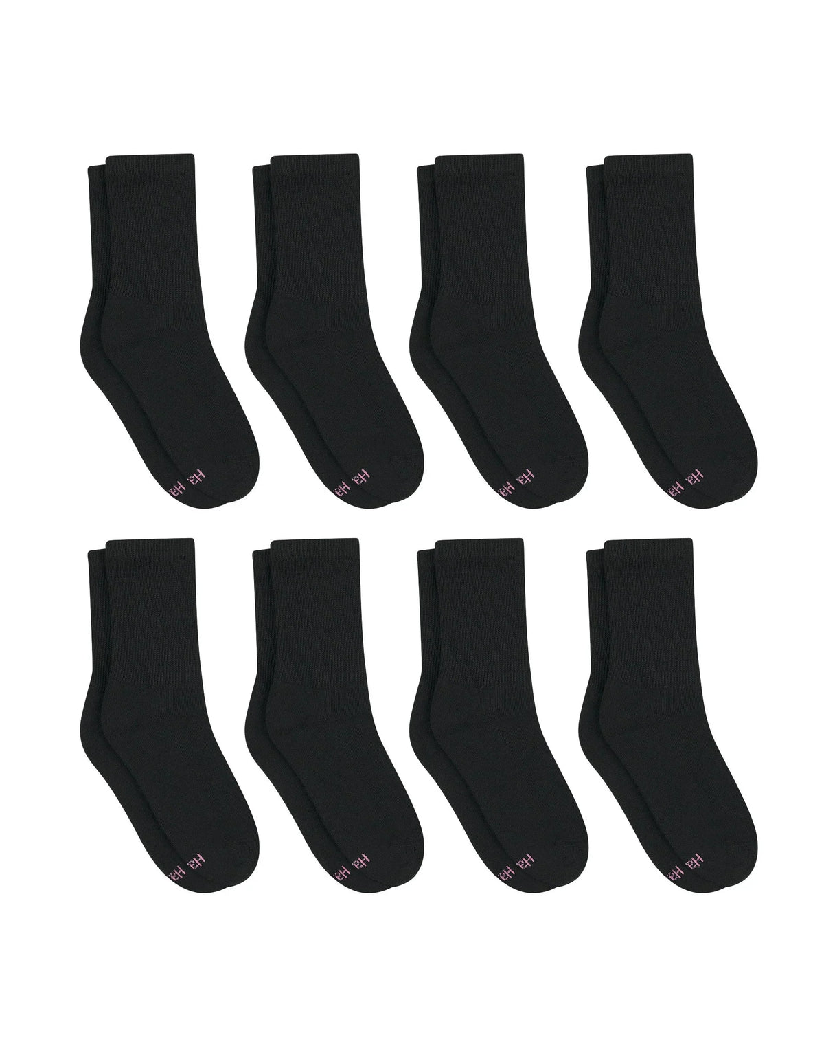 Hanes Ultimate Women's Crew Socks Pack, Cushioned, 8-Pairs Main image