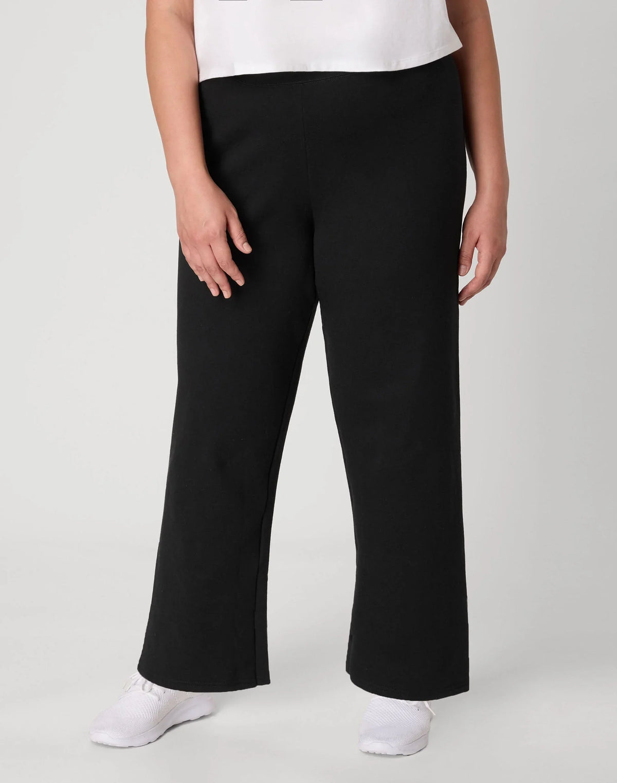 Hanes Just My Size EcoSmart Women's Fleece Sweatpants, Open Leg, 30.5" (Plus Size) Main image