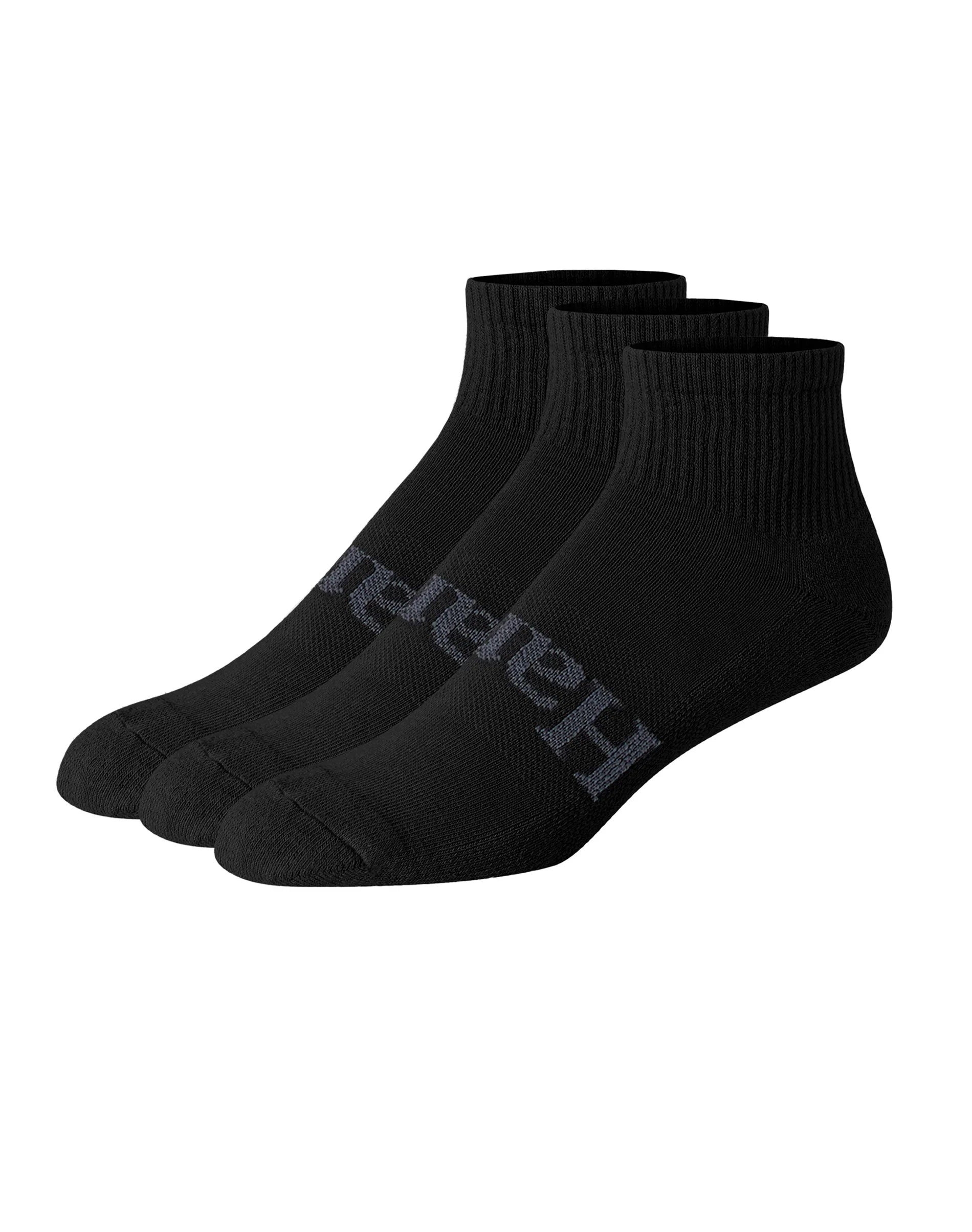 Hanes Originals Men’s SuperSoft Ankle Socks, 3-Pairs Secondary image