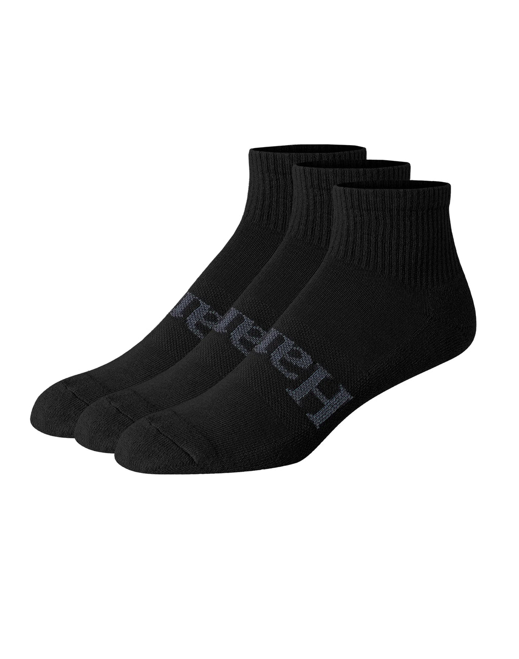 Hanes Originals Men’s SuperSoft Ankle Socks, 3-Pairs