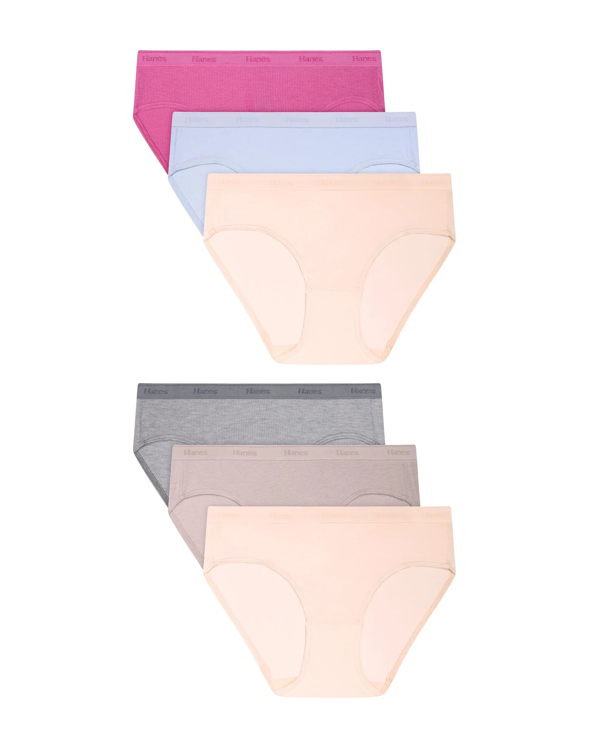 Hanes Originals SuperSoft Underwear Hipsters Pack, 6-Pack, Moisture-Wicking Secondary image