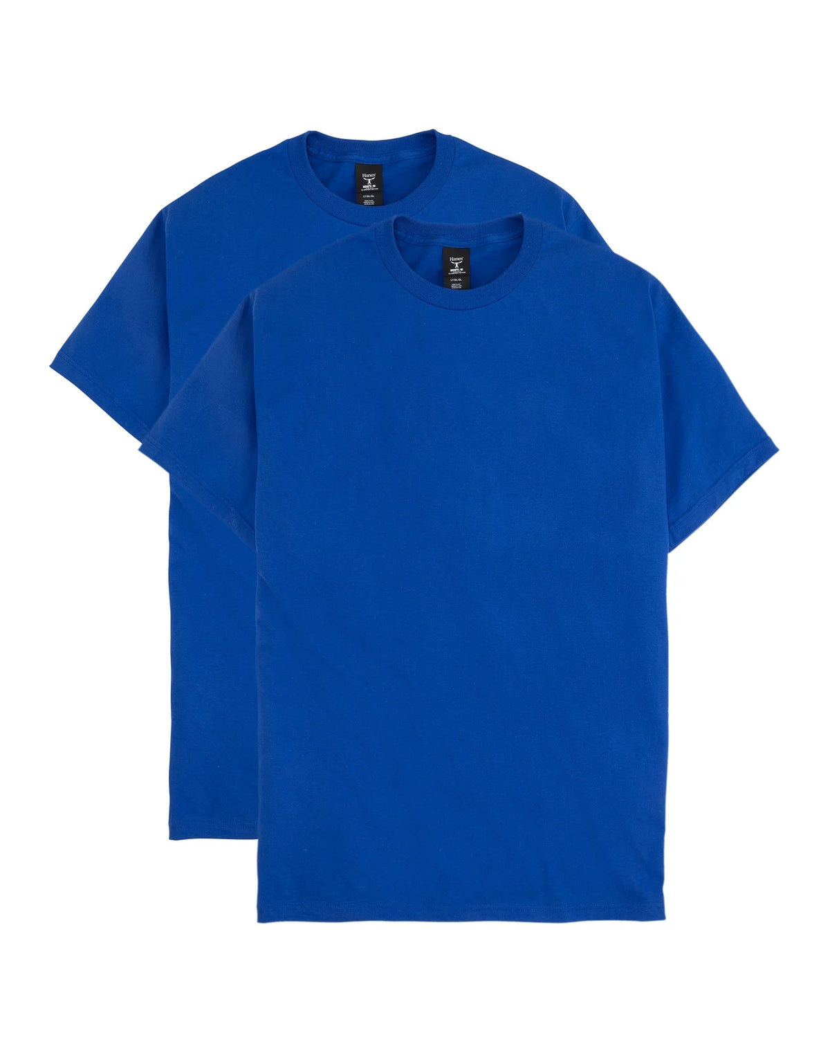 Hanes Beefy-T Men's Heavyweight Cotton T-Shirt, Value 2-Pack (Big & Tall Sizes) Main image