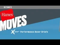 Hanes Moves Ultimate Men’s Anti-Chafe Boxer Brief Underwear, X-Temp, Assorted, 4-Pack, 6"