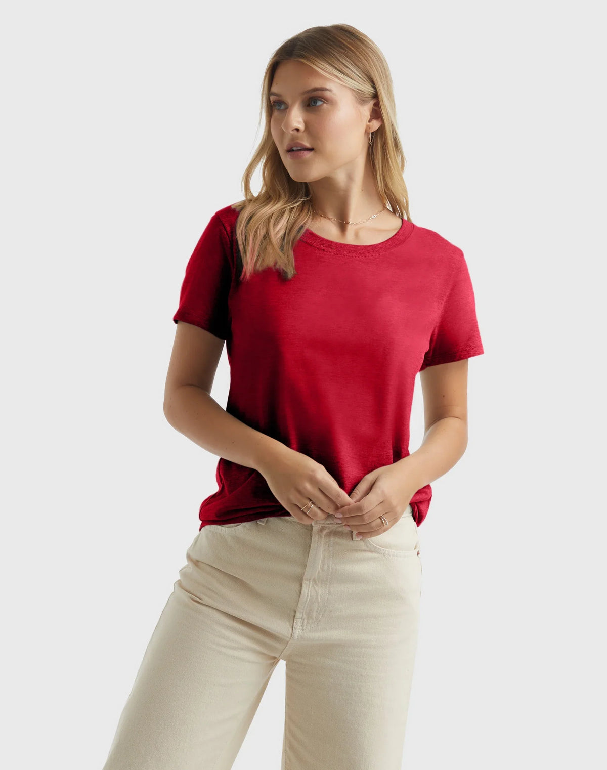 Hanes Perfect-T Women's Cotton Crewneck T-Shirt Main image