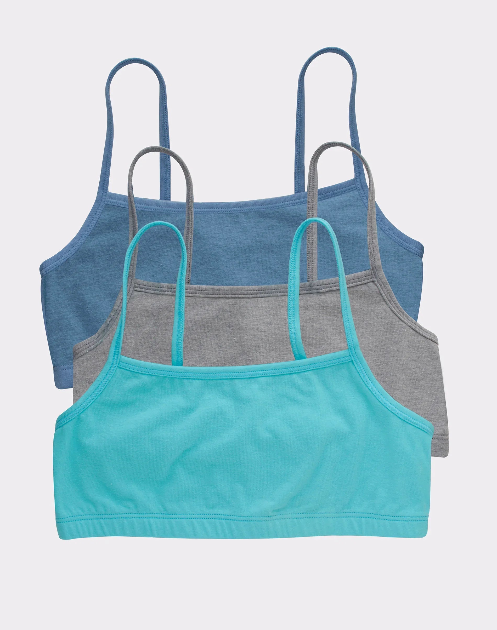 Hanes Women's String Crop Bralette, 3-Pack Secondary image