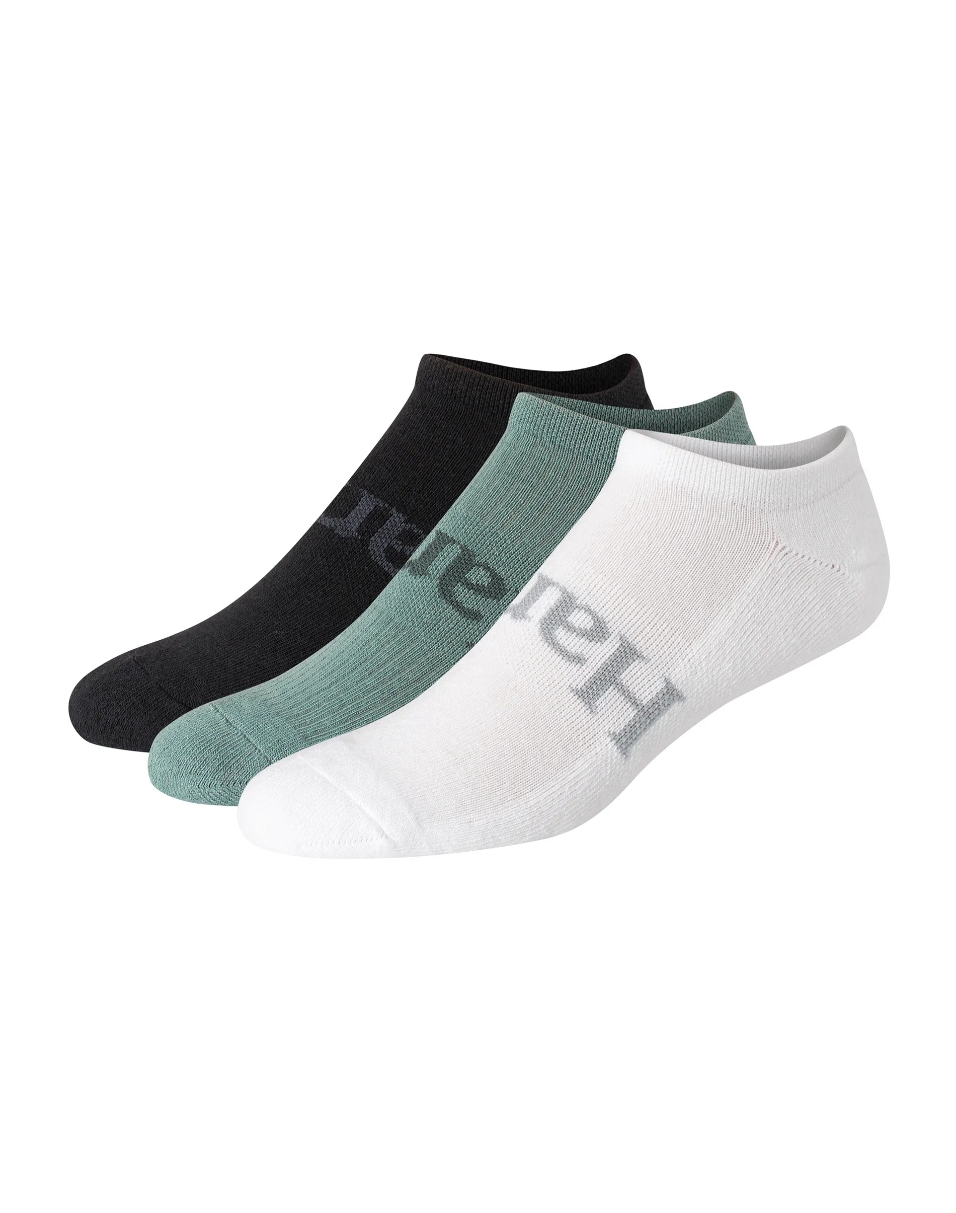 Hanes Originals Men’s SuperSoft No Show Socks, 3-Pairs Secondary image