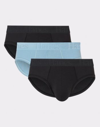 Hanes Originals Ultimate Men's SuperSoft Brief Underwear, 3-Pack #UO2LB3