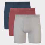 Hanes Originals Ultimate Men's SuperSoft Boxer Brief Underwear, Assorted, 3-Pack #UO2BB3