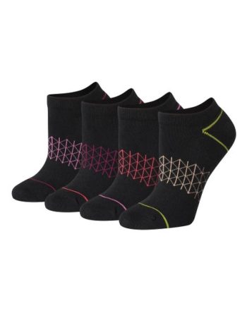 Hanes Absolute Comfort Women's No Show Socks, 4-Pairs #HWACN4