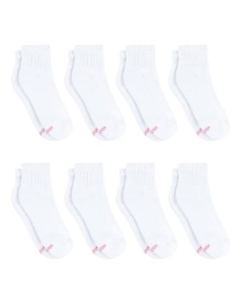 Hanes Ultimate Women's Ankle Socks Pack, Cushioned, 8-Pairs #HWUCA8