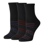 Hanes Moves Women's Seamless Stretch Mid Crew Socks, 3 Pairs #HWMC3