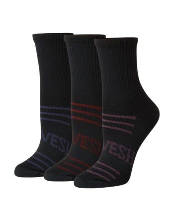 Hanes Moves Women's Seamless Stretch Mid Crew Socks, 3 Pairs #HWMC3