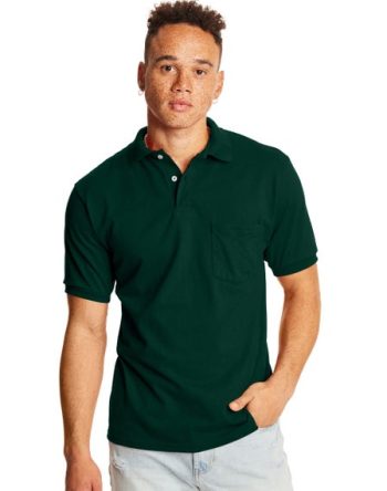 Hanes EcoSmart  Men's Pocket Polo Shirt, 2-Pack #O0504