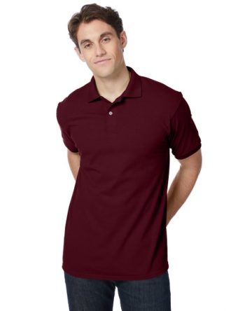 Hanes EcoSmart Men's Polo Shirt (Big & Tall Sizes Available) #054X