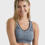 Hanes Sport Women's Seamless Racerback Sports Bra #O9003