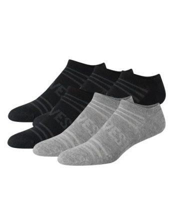 Hanes Moves Breathable Mesh Men's No Show Socks, Shoe Sizes 6-12, 6-Pairs #HMMV90
