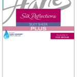 Hanes Silk Reflections Sheer Control Top Pantyhose, Enhanced Toe (Plus Size) #Q00P16