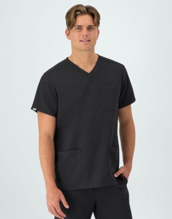 Hanes Comfort Fit Scrubs Men's V-Neck Scrub Top #HMB100