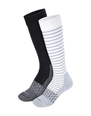 Hanes Absolute Wellness Women's Over-the-Calf Socks, Mild Graduated Compression, 2-Pairs #WPAWC2
