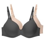 Hanes Invisible Look Women's Underwire T-Shirt Bra, 2-Pack #MHG606