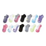 Hanes Ultimate Girls' No Show Socks, Moisture Wicking, 14-Pairs #GUCN14