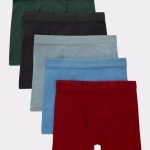 Hanes Originals Boys' SuperSoft Boxer Brief Underwear, Assorted, 5-Pack #BRO2B5