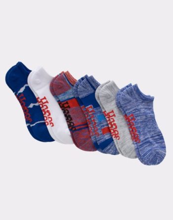 Hanes Originals Men's No Show Socks, Moisture Wicking, 6-Pairs #HMOG88