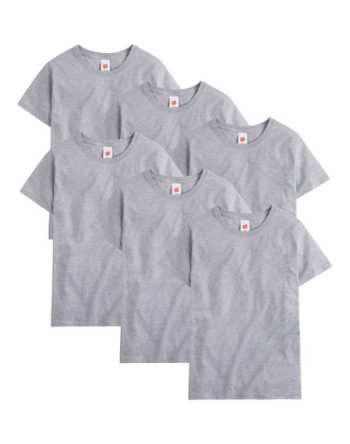 Hanes Essentials Men's Cotton T-Shirt, Value 6-Pack #O52806