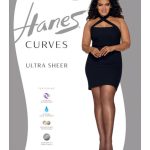 Hanes Curves Women's Ultra Sheer Pantyhose with Control Top #HSP001