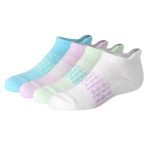 Hanes Absolute Active Girls' Heel Shield Socks, 4-Pairs #HGAAH4