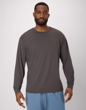 Hanes Moves Men's Long Sleeve Performance Tee #SP117