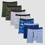 Hanes Boys' ComfortSoft? Dyed Boxer Briefs with ComfortSoft? Waistband 7-Pack #B75PW7